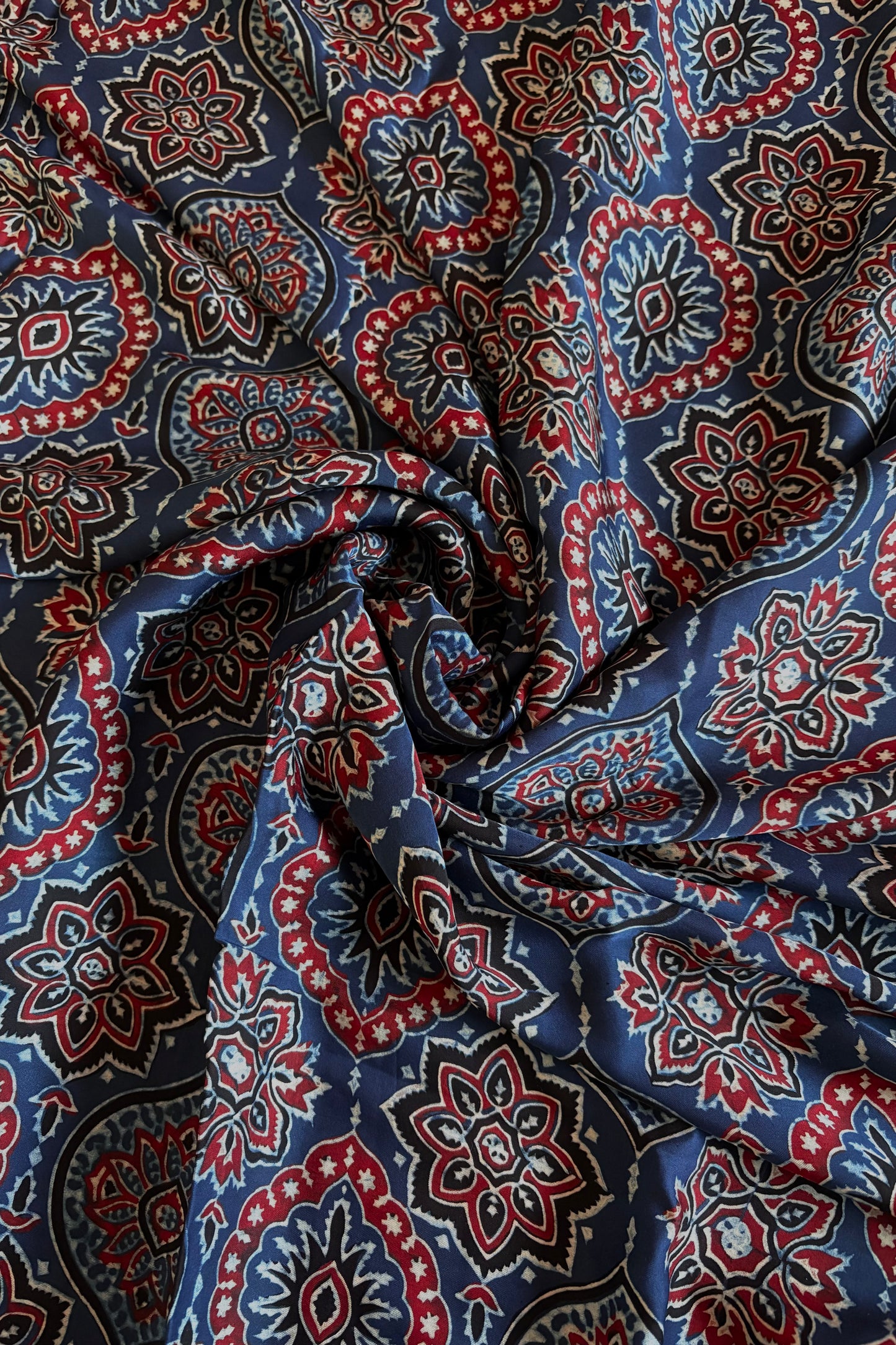Ajrakh on Modal- Indigo