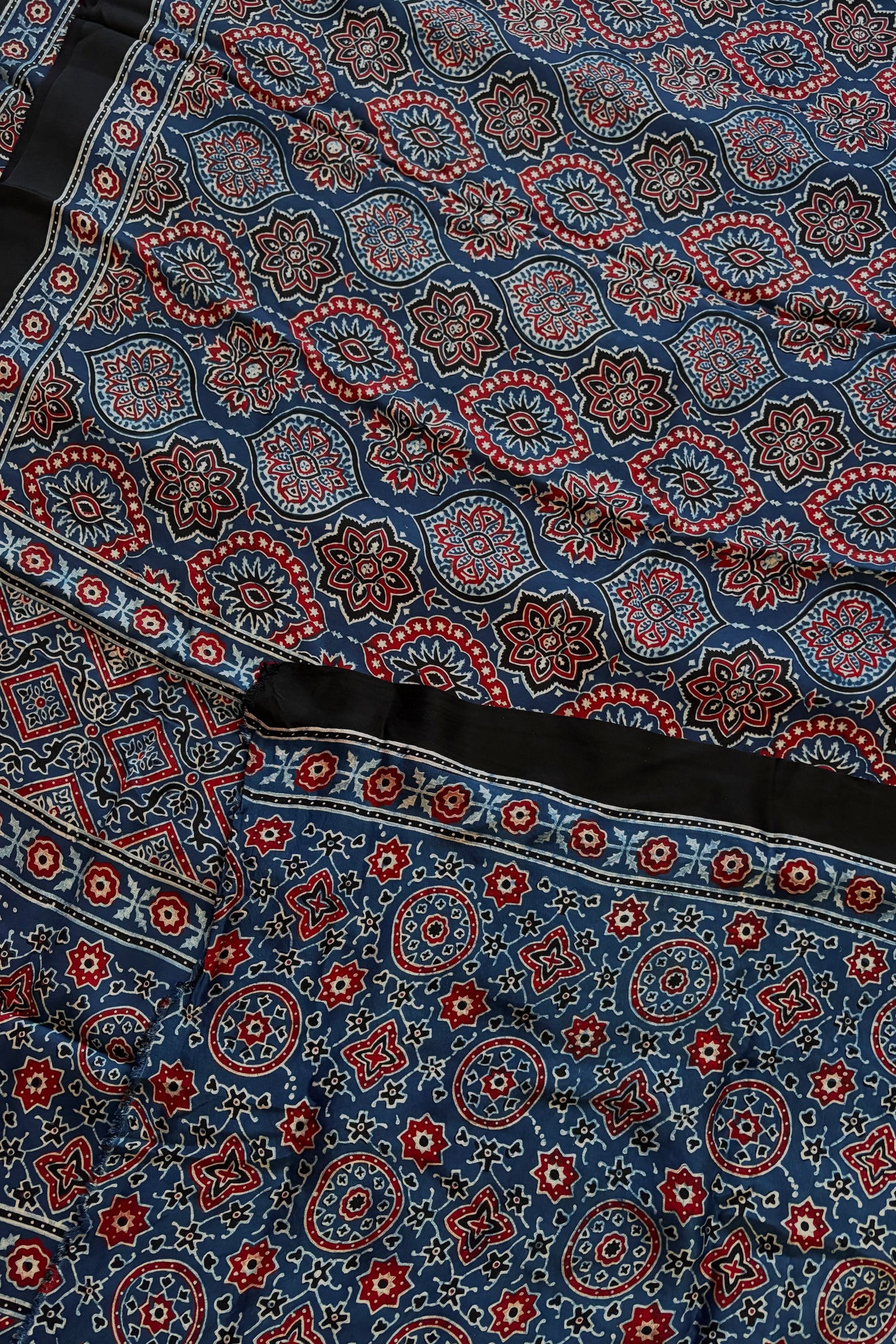 Ajrakh on Modal- Indigo