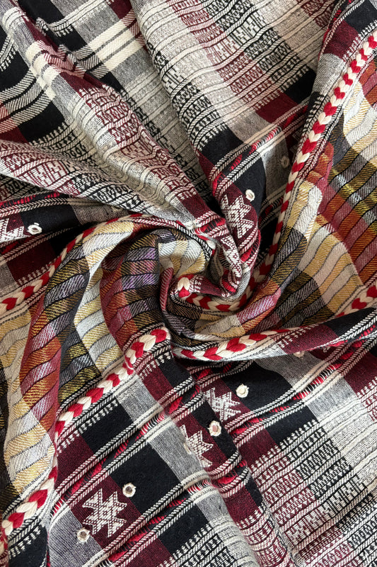 Kala Cotton Bhujodi Saree Checks-2