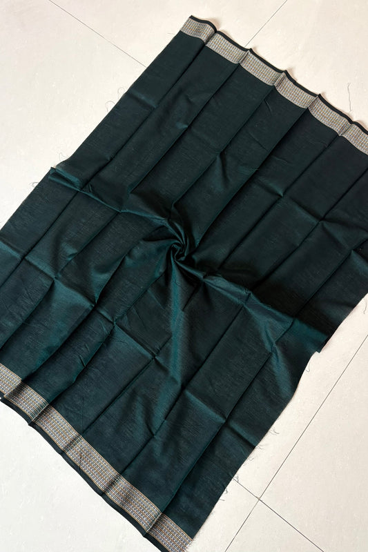 Pure Cotton Odisha Handloom Blouse Piece- Green