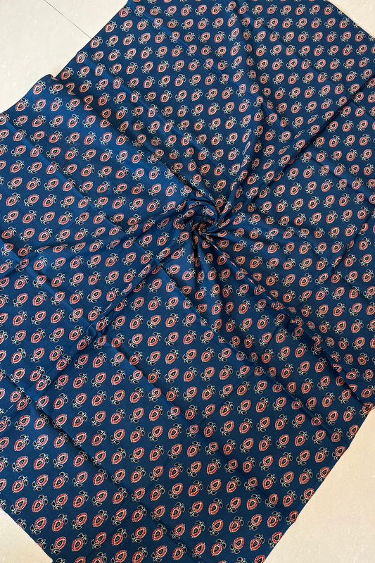 Pure Cotton Hand Block Print Fabric