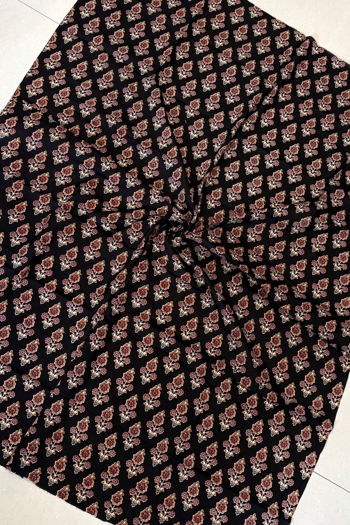 Pure Cotton Hand Block Print Fabric