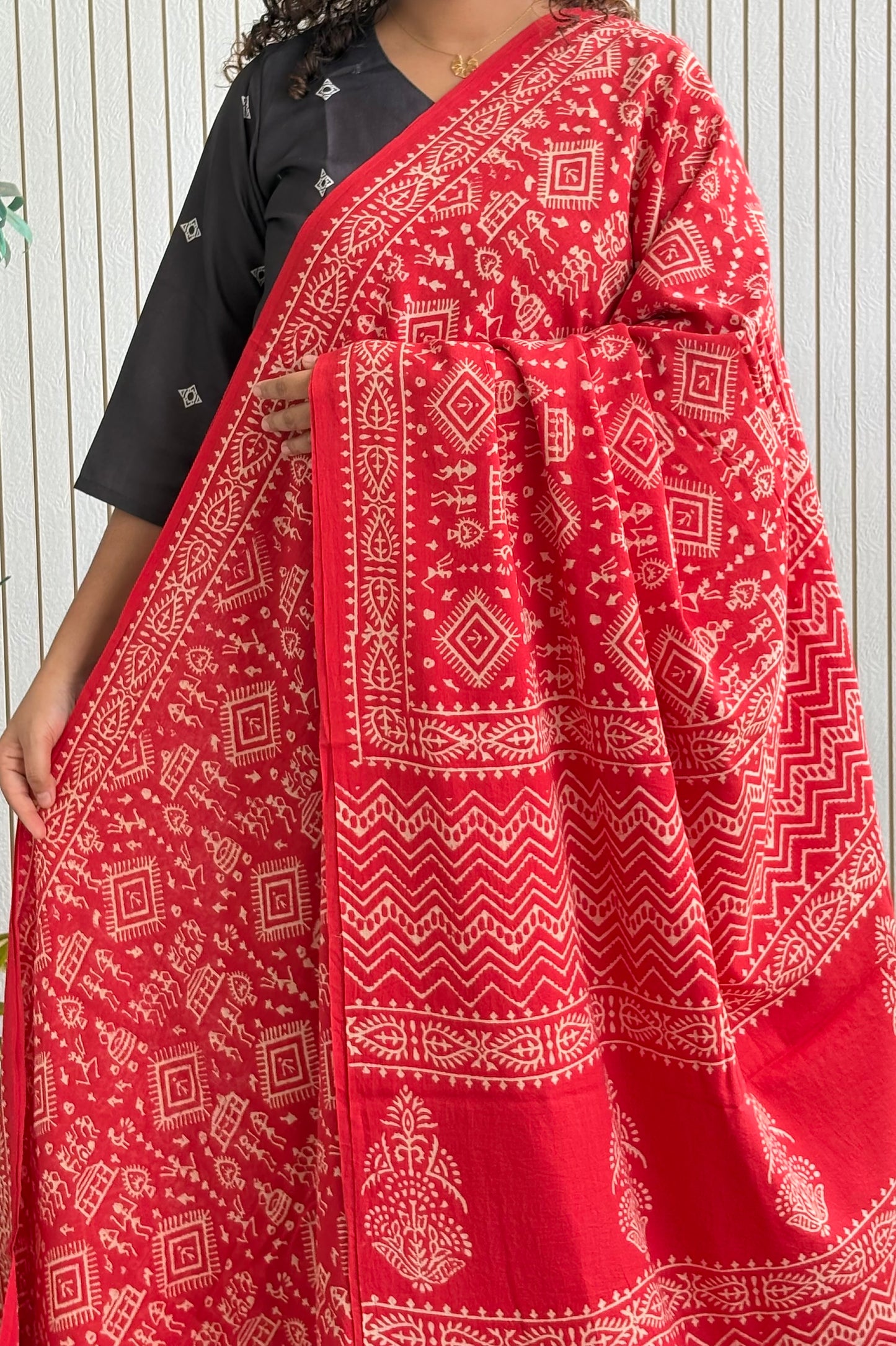 Hand Block Print Pure Cotton Saree