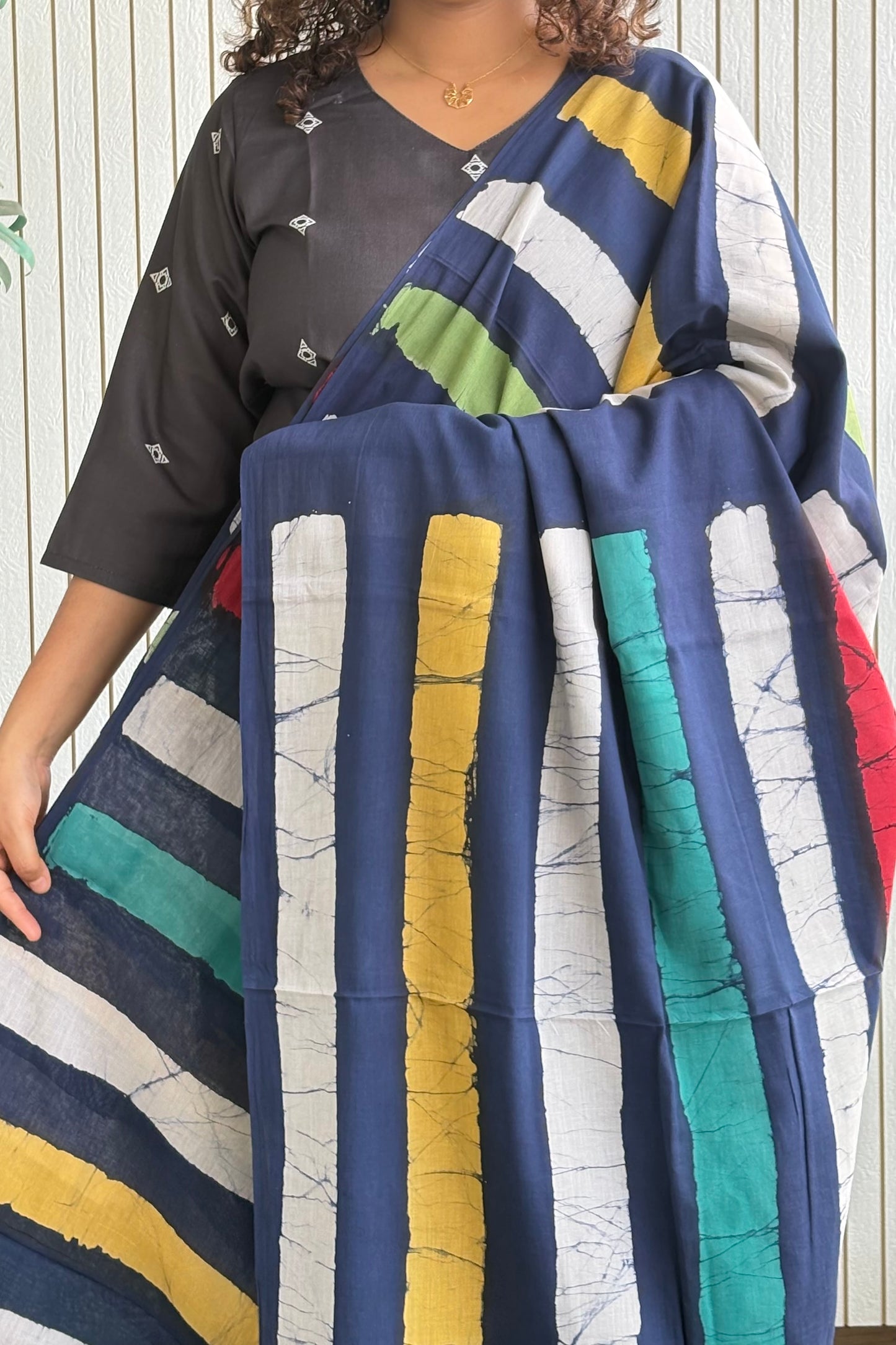 Hand Block Print Pure Cotton Saree