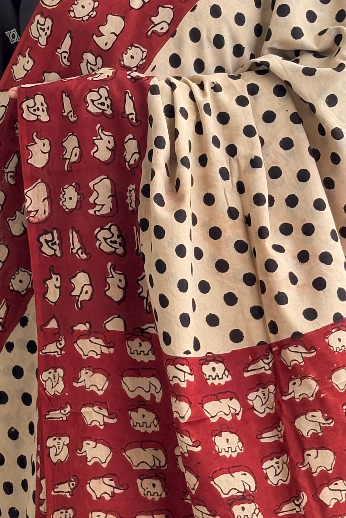 Hand Block Print Pure Cotton Saree