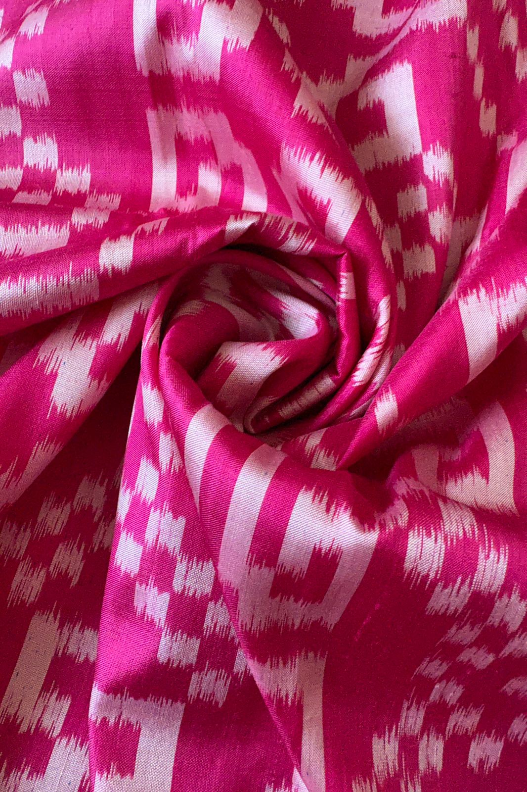 Exclusive Odisha Ikkat Khandua Pure Silk Saree- Pink