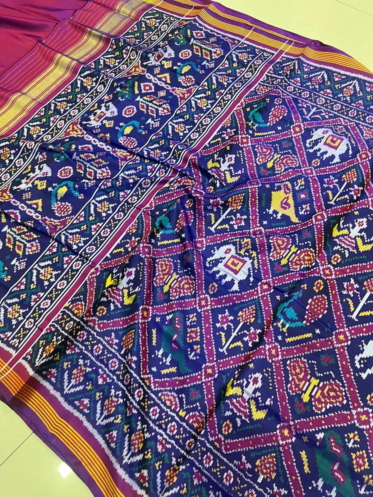 Single Ikkat Rajkot Patola Saree