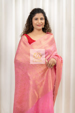 Load image into Gallery viewer, Banarasi Chiffon-Georgette Saree- Mauve Pink Saree
