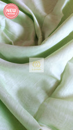 Load image into Gallery viewer, Classy Gold Border Silk Cotton Saree - Green
