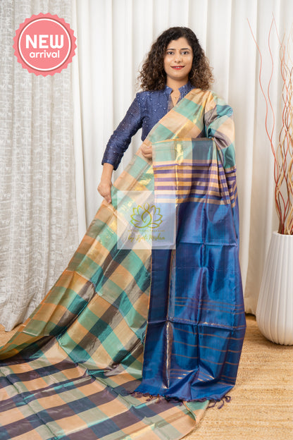 Handwoven Madisar Banana Pith Silk Saree (9 Yards) Saree