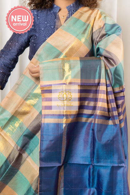 Handwoven Madisar Banana Pith Silk Saree (9 Yards) Saree