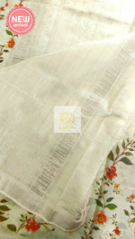 Load image into Gallery viewer, Handwoven Mangalagiri Semi Silk Cotton Saree- Pastel Green
