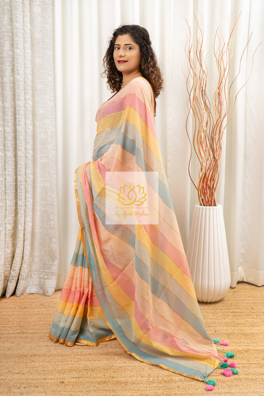 Handwoven Mulmul Cotton Saree Saree