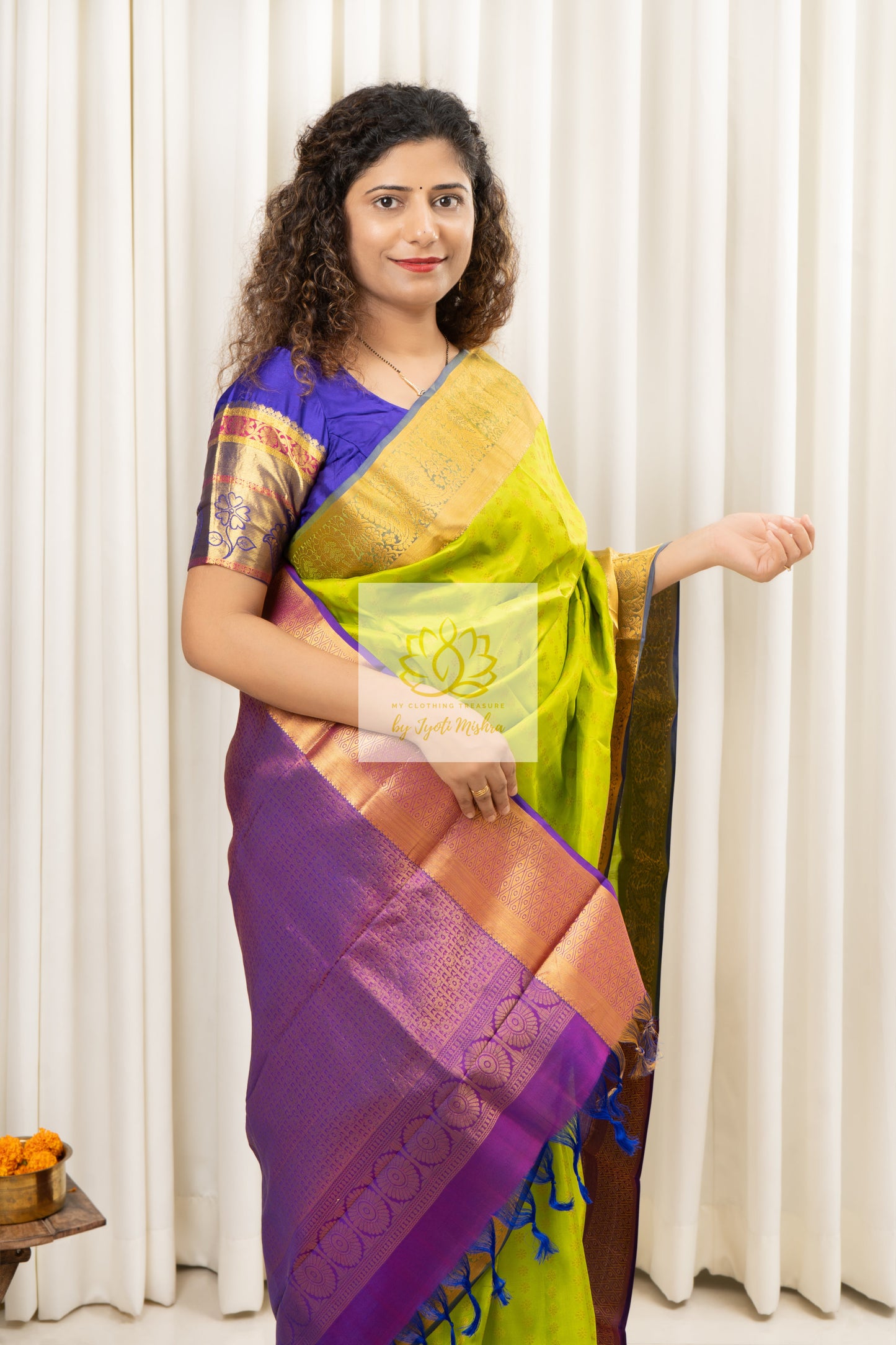 Kanjivaram Silk Saree- Green