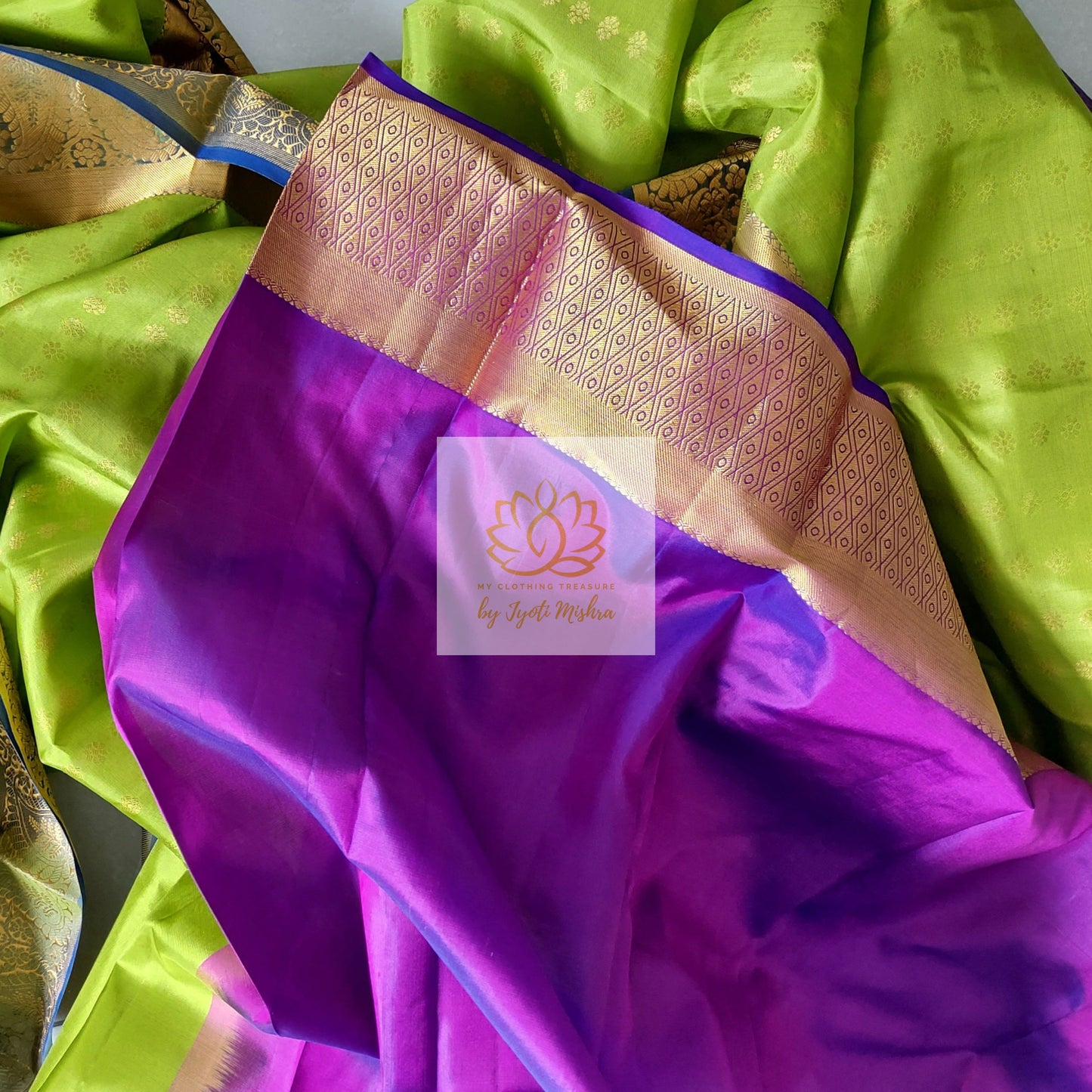 Kanjivaram Silk Saree- Green