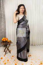 Load image into Gallery viewer, Kanjivaram Soft Silk Saree- Grey
