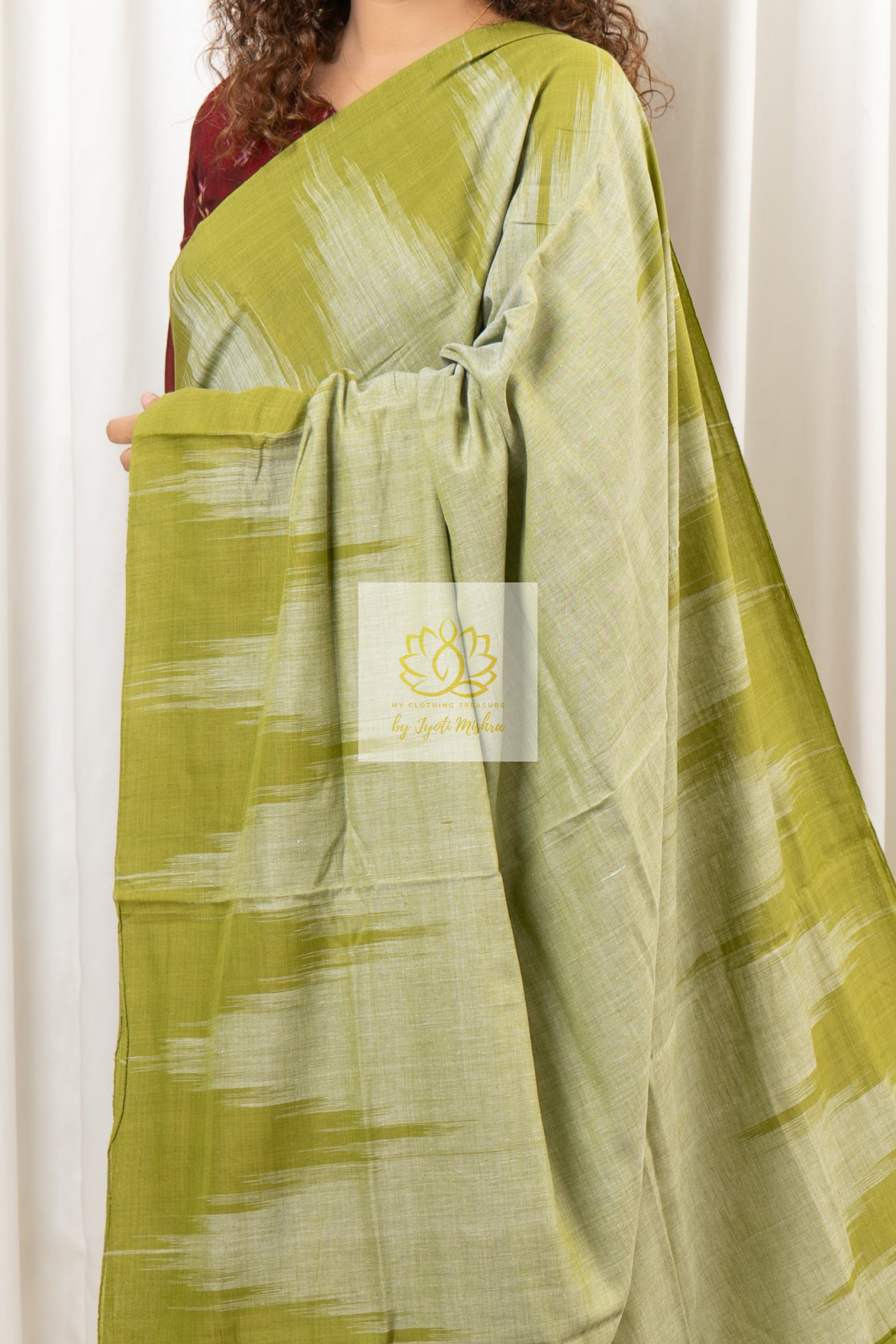 Kargil Cotton Saree-Pastel Green Saree