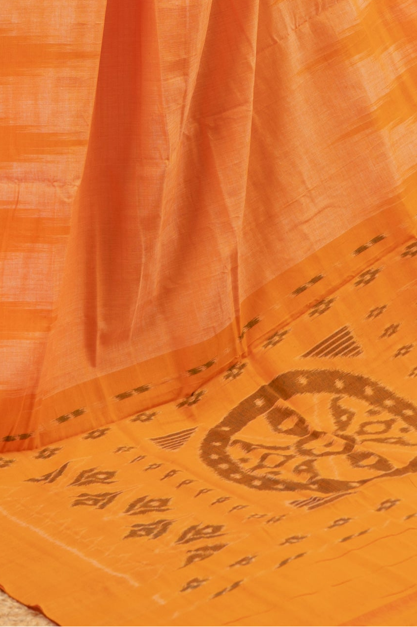 Kargil Cotton Saree - Yellow