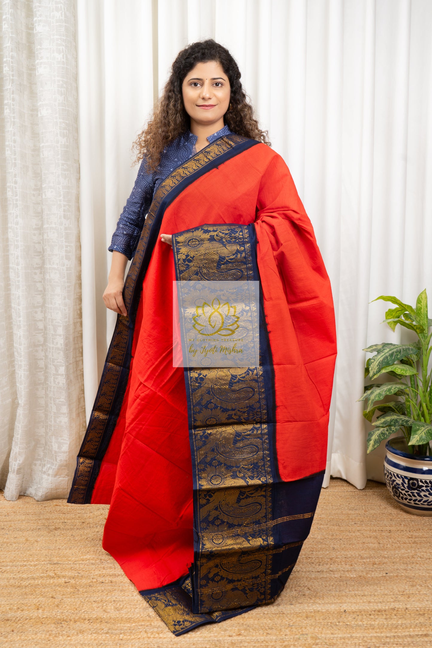 Madurai Sungudi Cotton Saree Saree