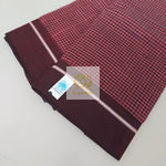 Load image into Gallery viewer, Maroon Patteda Anchu Cotton Saree With Border
