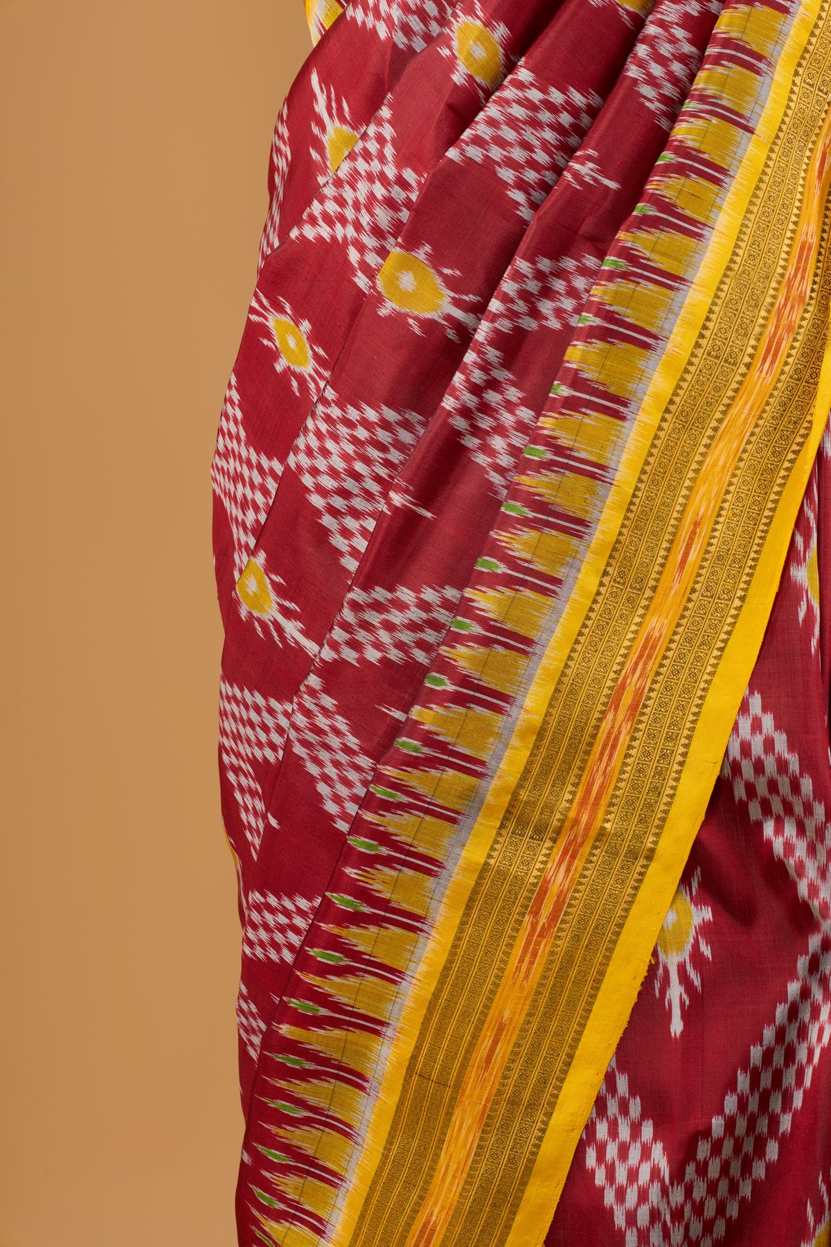 Exclusive Odisha Ikkat Nuapatna Silk Saree - Tarabali