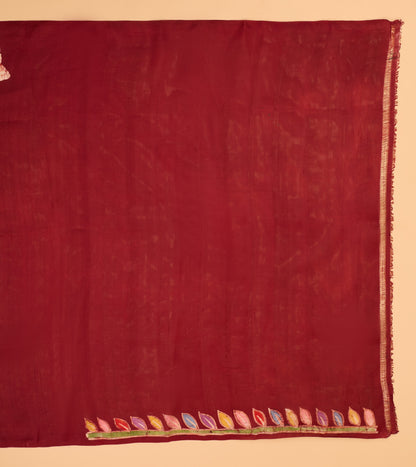 Murshidabad Pure Silk Saree With Hand Batik Print