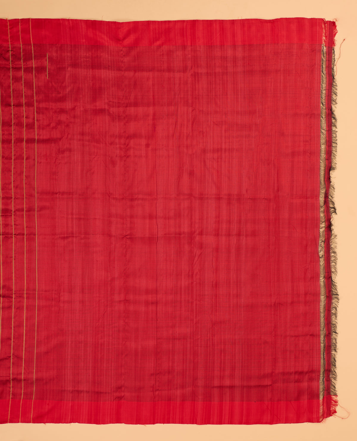 Exclusive Odisha Ikkat Khandua Silk Saree - Red & Black