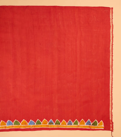 Murshidabad Pure Silk Saree Hand Batik Print