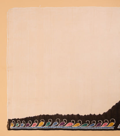 Murshidabad Pure Silk Saree With Hand Batik Print