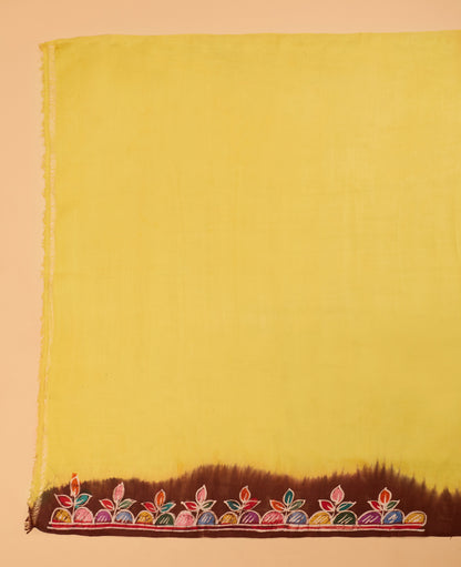 Murshidabad Pure Silk Saree With Hand Batik Print