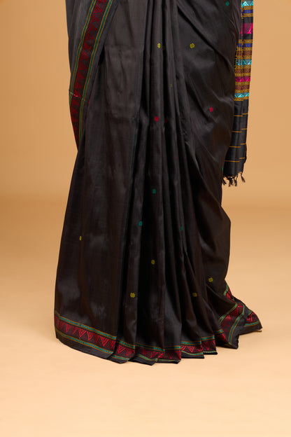 Exclusive Odisha Ikkat Dongria Pure Silk Saree