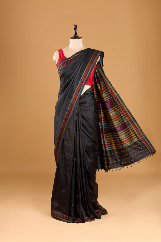 Exclusive Odisha Ikkat Dongria Pure Silk Saree