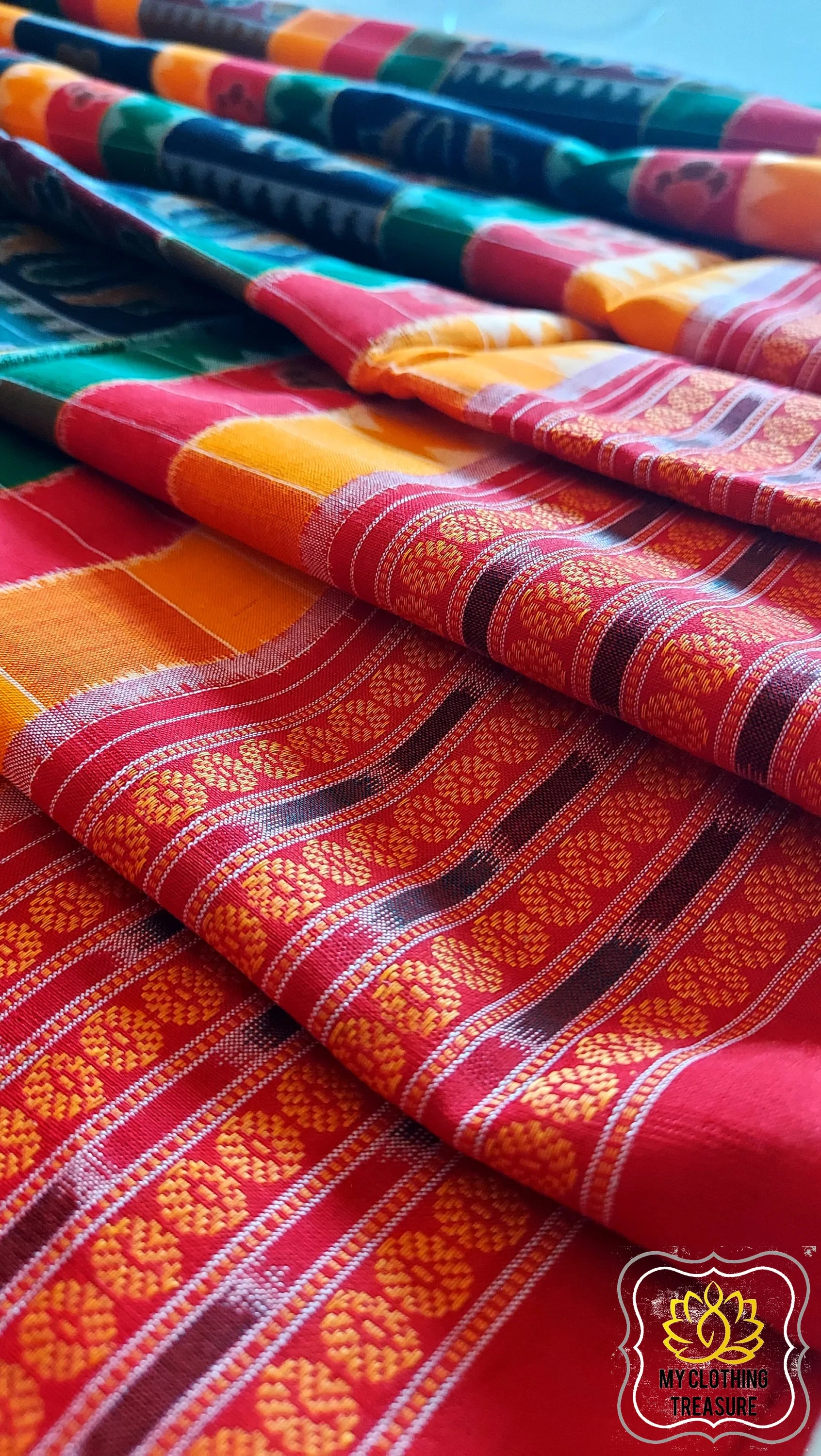 Sambalpuri Ikkat Cotton Saree - Utkala Laxmi Saree