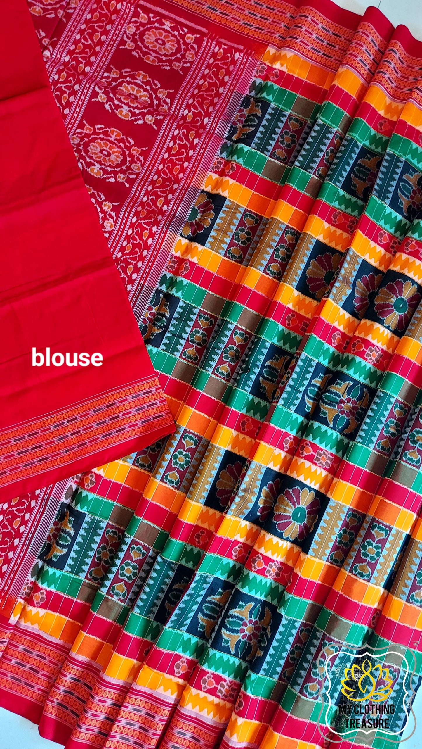 Sambalpuri Ikkat Cotton Saree - Utkala Laxmi Saree