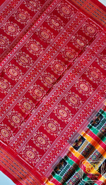 Load image into Gallery viewer, Sambalpuri Ikkat Cotton Saree - Utkala Laxmi Saree
