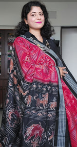 Sambalpuri Bandha Cotton Saree- Rasi