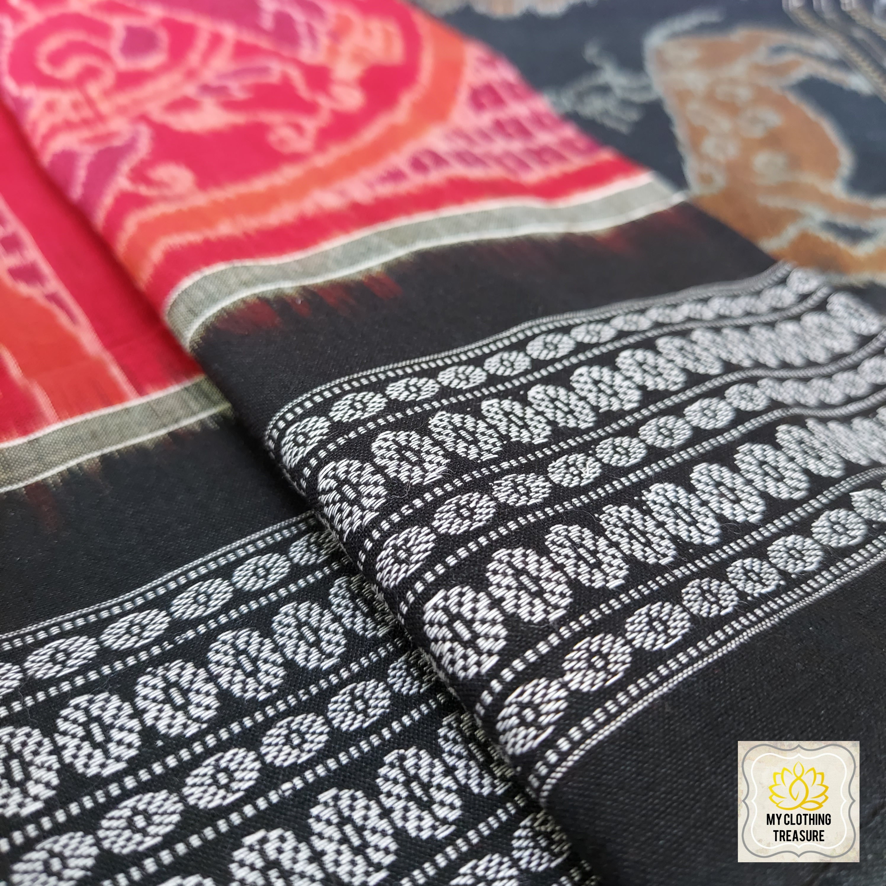 Sambalpuri Bandha Cotton Saree- Rasi