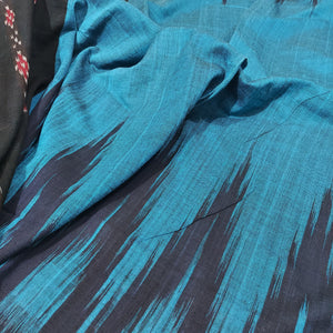 Kargil Cotton Saree- Blue