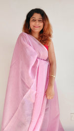 Load image into Gallery viewer, Zari on Mulmul - Baby Pink
