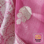 Load image into Gallery viewer, Banarasi Chiffon Saree- Mauve Pink Saree
