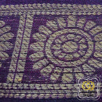 Load image into Gallery viewer, Kanjivaram Cotton Saree 1000 Buta- Eggplant
