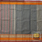 Load image into Gallery viewer, Kanjivaram Cotton Saree 1000 Buta- Grey
