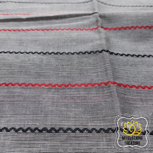 Kanjivaram Cotton Saree - Grey