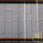 Load image into Gallery viewer, Kanjivaram Cotton Saree - Grey
