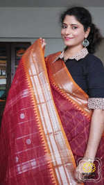 Load image into Gallery viewer, Kanjivaram Cotton Saree - Maroon
