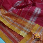 Load image into Gallery viewer, Kanjivaram Cotton Saree - Red
