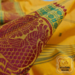 Load image into Gallery viewer, Kanjivaram Cotton Saree - Yellow
