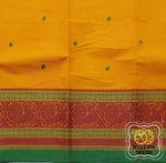 Load image into Gallery viewer, Kanjivaram Cotton Saree - Yellow
