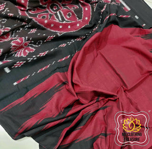 Kargil Cotton Saree- Maroon Saree