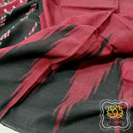 Load image into Gallery viewer, Kargil Cotton Saree- Maroon Saree
